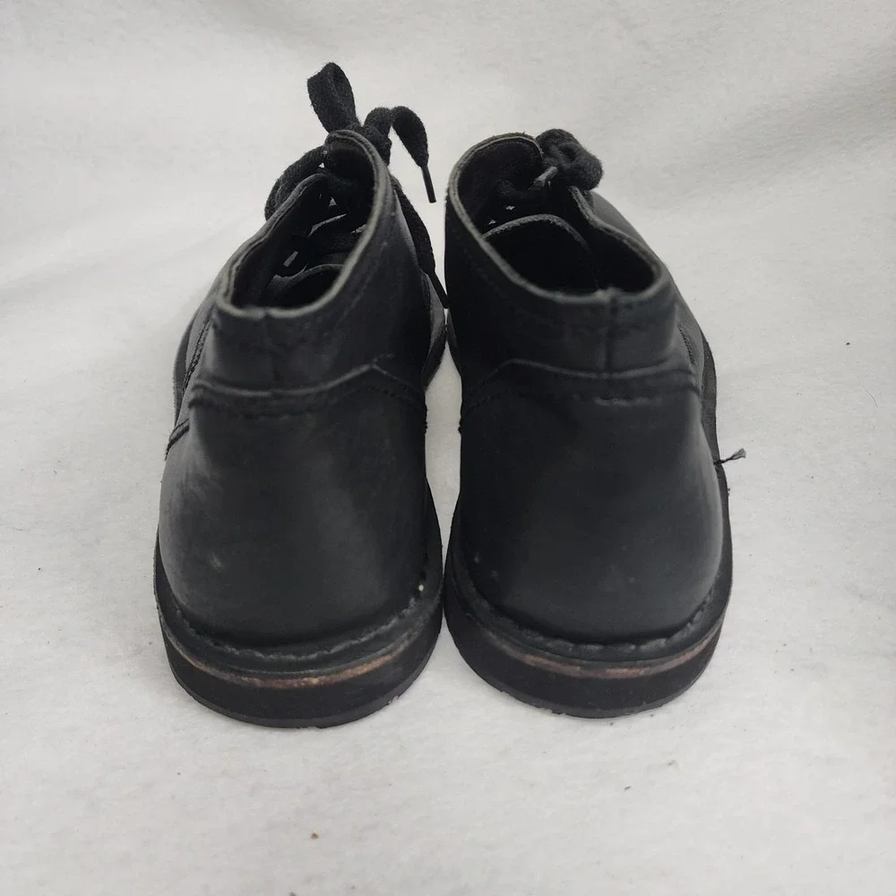 John Varvatos Mens US 10 M Hipster Chukka Boots Black Leather Lace Up Ankle